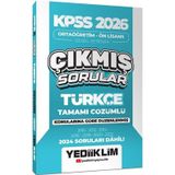 Yediiklim Yayınları 2026 KPSS Ortaöğretim Önlisans Türkçe Konularına Göre Çıkmış Sorular