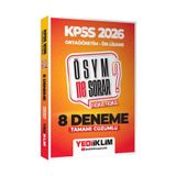 Yediiklim Yayınları 2026 KPSS ÖSYM NE SORAR Ortaöğretim-Ön Lisans Tamamı Çözümlü Fasikül Fasikül 8 Deneme-YEP YENİ