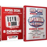 Yediiklim Yayınları 2026 KPSS ÖSYM Ne Sorar Tamamı Çözümlü Fasikül 8 Deneme - Mesleki Hazırlık