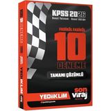 Yediiklim Yayınları 2026 KPSS Son Viraj Serisi GY GK Tamamı Çözümlü 10 Fasikül Deneme