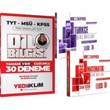 Yediiklim Yayınları 2026 Kpss Türkçe Matematik Ders Notları - 2026 Dil Bilgisi Çözümlü 30 Deneme