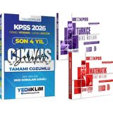Yediiklim Yayınları 2026 Kpss Türkçe Matematik Ders Notları - 2026 Kpss Son 4 Yıl Çözümlü Çıkmış Sorular