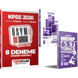 Yediiklim Yayınları 2026 Kpss Türkçe Soru ve Deneme Seti - 2026 Kpss Ösym Ne Sorar Çözümlü Fasikül 8 Deneme