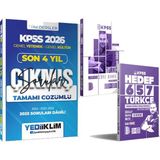 Yediiklim Yayınları 2026 Kpss Türkçe Soru ve Deneme Seti - 2026 Kpss Son 4 Yıl Çözümlü Çıkmış Sorular