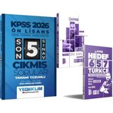 Yediiklim Yayınları 2026 Kpss Türkçe Soru ve Deneme Seti - 2026 Ön Lisans Son 5 Sınav Çıkmış Sorular