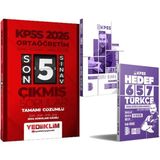 Yediiklim Yayınları 2026 Kpss Türkçe Soru ve Deneme Seti - 2026 Ortaöğretim Son 5 Sınav Çıkmış Sorular
