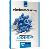 Yediiklim Yayınları 2026 Meb Ags Ahenk Serisi Türkiye Coğrafyası Tamamı Çözümlü 40 Deneme