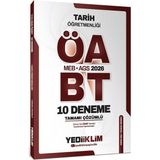 Yediiklim Yayınları 2026 Meb Ags Öabt tarih Öğretmenliği Tamamı Çözümlü 10 Deneme Sınavı