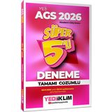 Yediiklim Yayınları 2026 MEB AGS Tamamı Çözümlü Süper 5 li Deneme