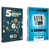 Yediiklim Yayınları 2026 Meb-Ags Tüm Dersler 8 + 5 Deneme Çözümlü Seti 2 Kitap Yediik