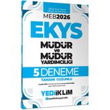 Yediiklim Yayınları 2026 MEB EKYS Müdür Ve Müdür Yardımcılığı Tamamı Çözümlü 5 Deneme