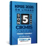 Yediiklim Yayınları 2026 Ön Lisans Genel Yetenek Genel Kültür Tamamı Çözümlü Son 5 Sınav Çıkmış Sorular