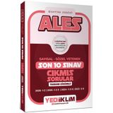 Yediiklim Yayınları 2027 ALES Master Serisi Sayısal Sözel Yetenek Tamamı Çözümlü Son 10 Sınav Çıkmış Sorular 02.08.2026