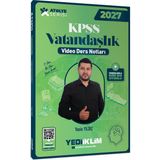 Yediiklim Yayınları 2027 KPSS Atölye Serisi Genel Kültür Vatandaşlık Video Ders Notları - 2026