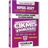Yediiklim Yayınları 2027 Kpss Genel Yetenek - Genel Kültür Konularına Göre Düzenlenmiş Tamamı Çözümlü Çıkmış Sorular