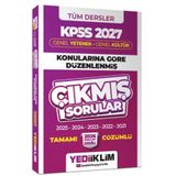 Yediiklim Yayınları 2027 KPSS Genel Yetenek Genel Kültür Konularına Göre Düzenlenmiş Tamamı Çözümlü