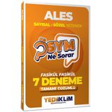 Yediiklim Yayınları 2027 ÖSYM Ne Sorar ALES Tamamı Çözümlü Fasikül Fasikül 7 Deneme