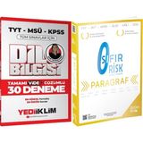 Yediiklim Yayınları 345 - Paragraf Sıfır Risk - 2026 Dil Bilgisi Çözümlü 30 Deneme