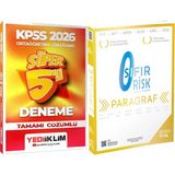 Yediiklim Yayınları 345 - Paragraf Sıfır Risk - 2026 Kpss Ortaöğretim-Önlisans Çözümlü Süper 5 Deneme