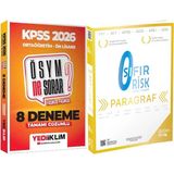 Yediiklim Yayınları 345 - Paragraf Sıfır Risk - 2026 Ösym Ne Sorar Ortaöğretim Ön Lisans 8 Deneme