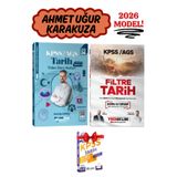 Yediiklim Yayınları Ahmet Uğur Karakuza 2026 KPSS-AGS Tarih Video Ders Notları+Filtre Tarih Soru Cevap