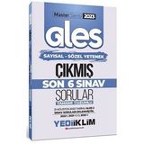 Yediiklim Yayınları Ales Master Serisi Sayısal Sözel Yetenek Son 6 Sınav Tamamı Çözümlü Çıkmış Sorular