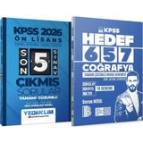 Yediiklim Yayınları Hedef 657 Coğrafya 18 Deneme - 2026 Ön Lisans Son 5 Sınav Çıkmış Sorular