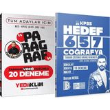 Yediiklim Yayınları Hedef 657 Coğrafya 18 Deneme - Paragraf Çözümlü 20 Deneme