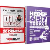 Yediiklim Yayınları Hedef 657 Türkçe 18 Deneme - 2026 Dil Bilgisi Çözümlü 30 Deneme