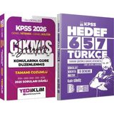 Yediiklim Yayınları Hedef 657 Türkçe 18 Deneme - 2026 Kpss Konularına Göre Çözümlü Çıkmış Sorular