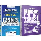 Yediiklim Yayınları Hedef 657 Türkçe 18 Deneme - 2026 Kpss Son 4 Yıl Çözümlü Çıkmış Sorular