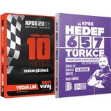 Yediiklim Yayınları Hedef 657 Türkçe 18 Deneme - 2026 Kpss Son Viraj Serisi Çözümlü 10 Fasikül Deneme