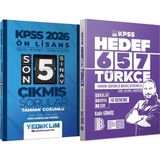 Yediiklim Yayınları Hedef 657 Türkçe 18 Deneme - 2026 Ön Lisans Son 5 Sınav Çıkmış Sorular