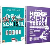 Yediiklim Yayınları Hedef 657 Türkçe 18 Deneme - 2026 Orijinal Dil Bilgisi Son 15 Yıl Çıkmış Sorular