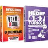 Yediiklim Yayınları Hedef 657 Türkçe 18 Deneme - 2026 Ösym Ne Sorar Ortaöğretim Ön Lisans 8 Deneme