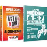 Yediiklim Yayınları Hedef 657 Vatandaşlık 18 Deneme - 2026 Ösym Ne Sorar Ortaöğretim Ön Lisans 8 Deneme