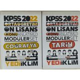 Yediiklim Yayınları Kpss 2022 Ortaöğretim Ön Lisans - Genel Kültür Konu Anlatımlı Coğrafya- Tarih