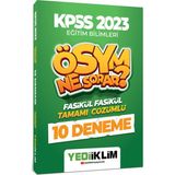 Yediiklim Yayınları KPSS 2023 Eğitim Bilimleri Sınav Bilgisi Tamamı Çözümlü 10 Fasikül Deneme Mesleki Hazırlık