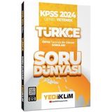 Yediiklim Yayınları - KPSS 2024 Genel Yetenek Türkçe Soru Dünyası
