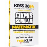 Yediiklim Yayınları KPSS 2024 Ortaöğretim-Ön Lisans Matematik Konularına Göre Çıkmış Sorular