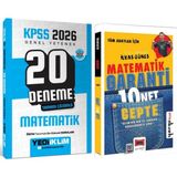 Yediiklim Yayınları Kpss 2026 Genel Yetenek Matematik Tamamı Çözümlü 20 Deneme - 10 Net Cepte