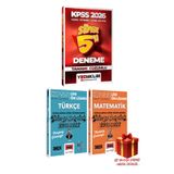Yediiklim Yayınları KPSS 2026 GYGK Süper 5'li Deneme+ Lise Ön Lisans Türkçe Matematik Çıkmış Sorular+ Sürpriz Hediye