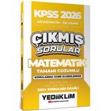Yediiklim Yayınları Kpss 2026 Ortaöğretim Ön Lisans Matematik Konularına Göre Çıkmış Sorular (2024 SORULARI DAHİL)