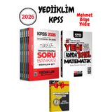 Yediiklim Yayınları KPSS 2026 Ortaöğretim Ön Lisans Modüler Soru Bankası+ Mehmet Bilge Yıldız 7 Adımda Matematik