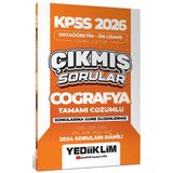 Yediiklim Yayınları KPSS 2026 Ortaöğretim-Önlisans Coğrafya Konularına Göre Çıkmış Sorular 2024 soruları dahil