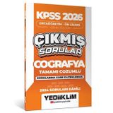 Yediiklim Yayınları KPSS 2026 Ortaöğretim Önlisans Coğrafya Konularına Göre Çıkmış Sorular