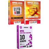 Yediiklim Yayınları Kpss 2026 Ösym Ne Sorar? 8 Deneme ve Süper 5 Deneme - 2026 Kpss Ortaöğretim Çözümlü 10 Deneme