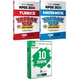 Yediiklim Yayınları Kpss 2026 Türkçe Matematik Yaprak Test Çek Kopart - 2026 Kpss Ön Lisans Çözümlü 10 Deneme