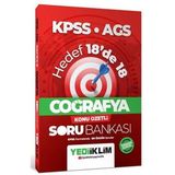 Yediiklim Yayınları Kpss Ags Coğrafya Hedef 18'De 18 Konu Özetli Soru Bankası