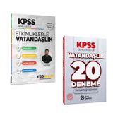 Yediiklim Yayınları Kpss Genel Kültür Etkinliklerle Vatandaşlık & Kpss Vatandaşlık 20 Deneme Çözümlü Deli Defteri Yayınl